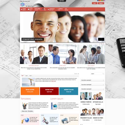 Business template for joomla