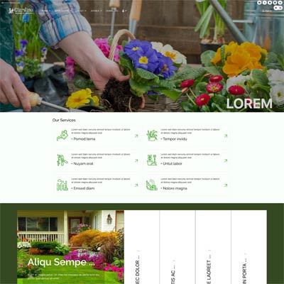 Landscaping & Gardening Joomla Template